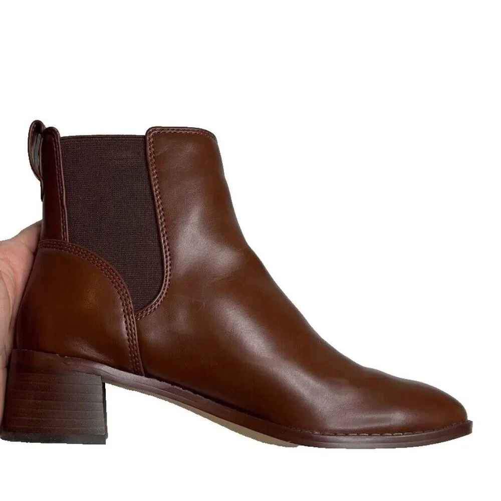 J.Crew Womens $188 Chelsea Boots Roasted Cocoa Size 8.5 CA774 #207 - Picture 8 of 16